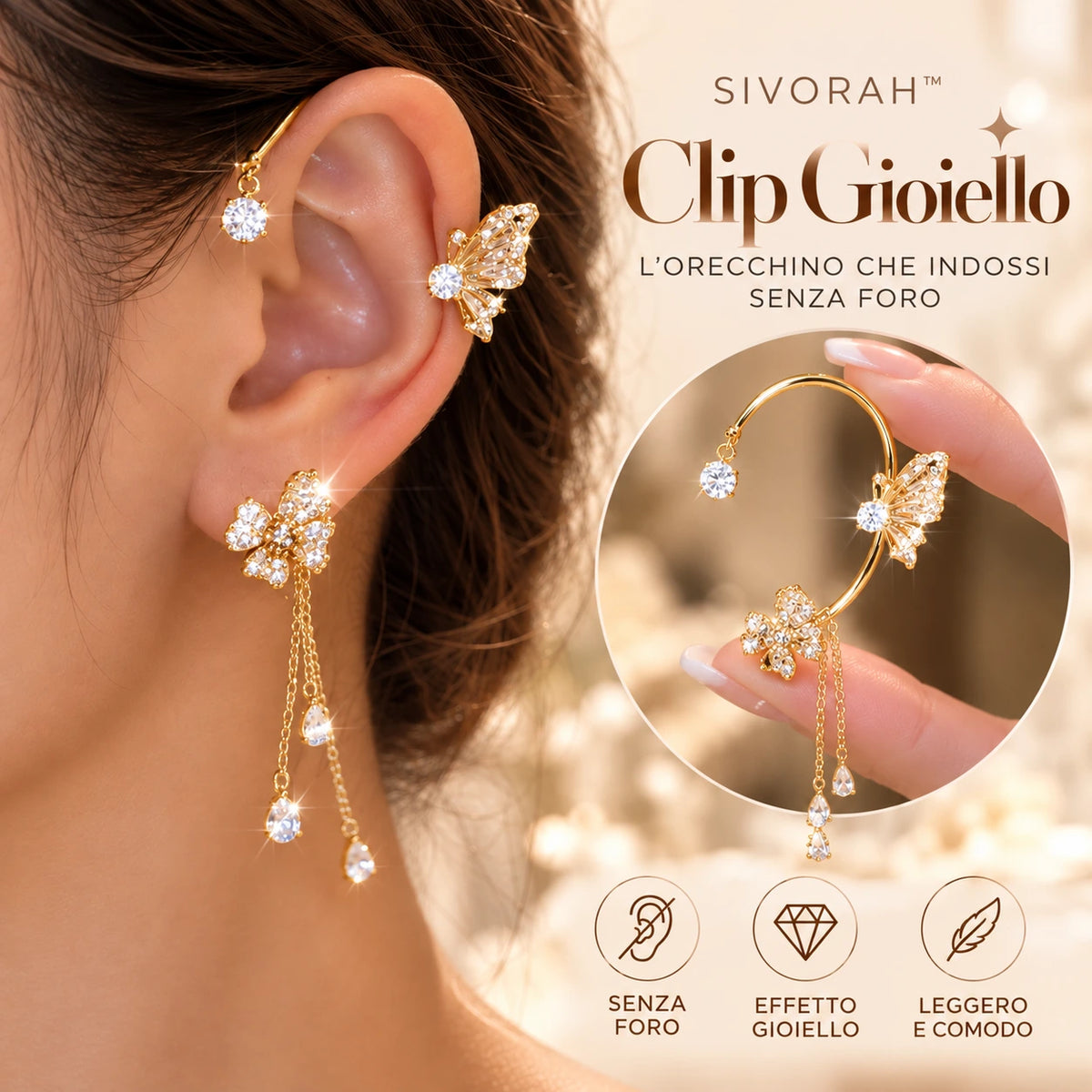Sivorah™ Clip Gioiello